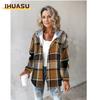Chaquetas y abrigos vintage informales de manga larga para otoño e invierno para mujer