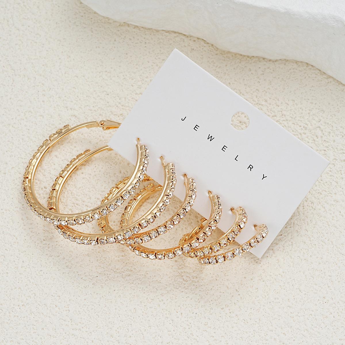 

Irregular Water Drop Love Geometric Earrings Niche Retro Design Earrings Light Luxury High-End Earrings