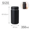 Zalatto Seamless Thermos Bottle Integrated Easy to Thermos Stainless Steel Cold Water Solid Color Gasket, Clean, Bottle, Copper-Plated Construction,