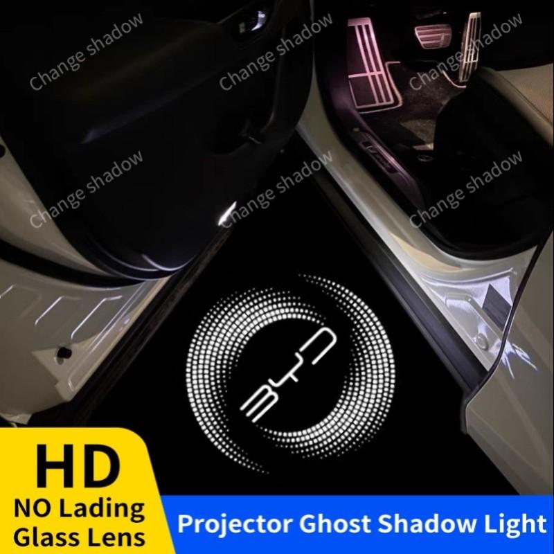 2pcs HD LED Car Door Welcome Light Projector Light Ghost Shadow  Atmosphere LightFor BYD ATTO3 YUAN PLUS Han Sealion 6 Song Plus ATTO3