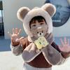 Ear Protection Children Plush Hat Thick Warm Cartoon Hat Cute Kids Winter Cap