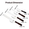 Offset Cake Icing Spatula Set of 4- Professional Stainless Steel Cake Decorating Spatulas, 4"-6"-8"-10" Flexible Resistant Blade with Wooden Handle