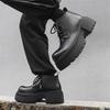 Herrenstiefel neue Martin-Stiefel mittelhoch Britischer Stil dicksohlige Workboots erhöhen Trend High-Top Derby-Schuhe 18955-J