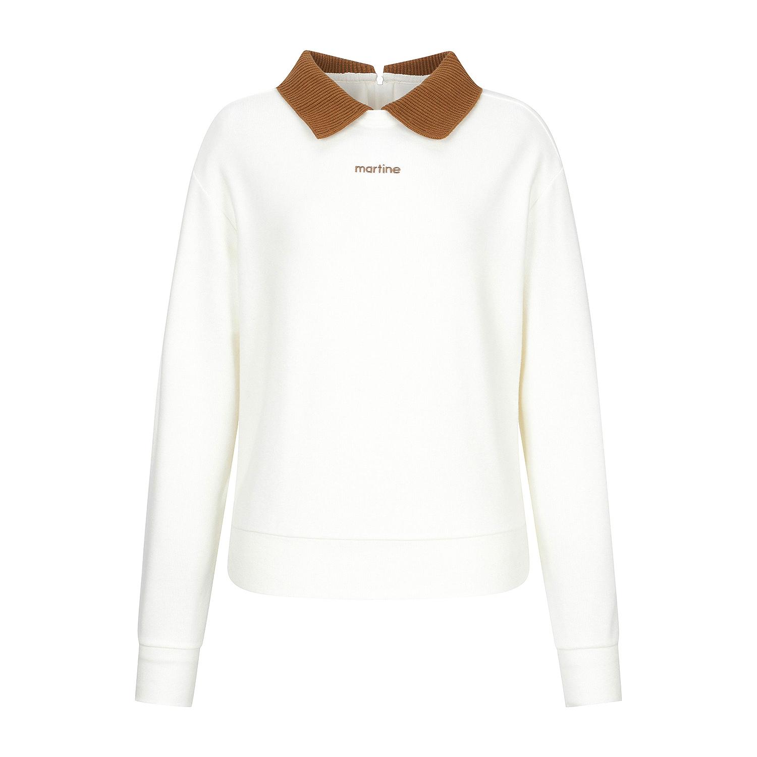 Martin Golf Knit Collar Back Zip-Up Shirts_O/White White/085