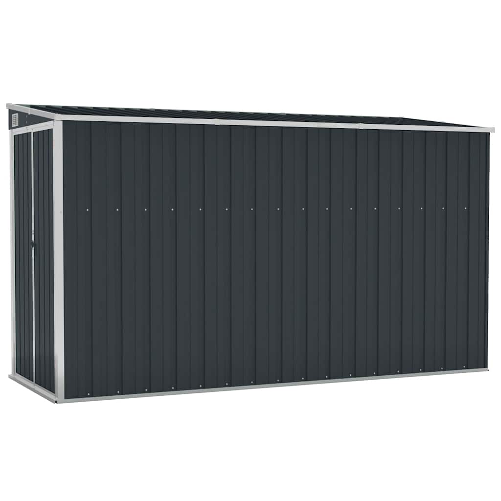 Vidaxl Garden Shed, Wall-Mounted, Anthracite, 118X288X178 Cm