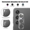 For Samsung Galaxy S24+ Camera Lens Protector WANLONFENG Full Coverage HD Clear Lens Film with Cleaning Cloth