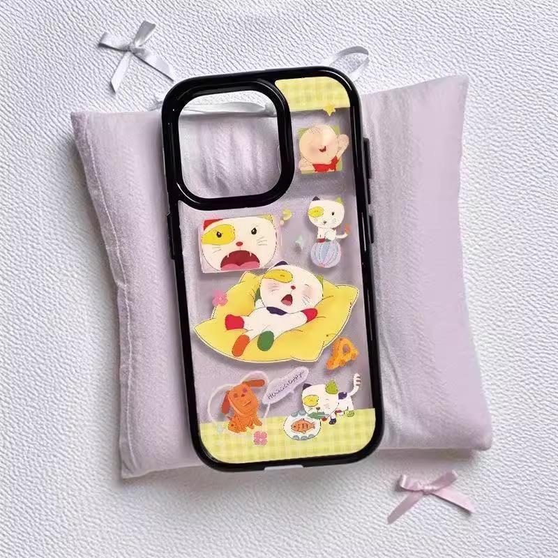 

Lazy Cat for Apple 16 Promax All-inclusive Anti-fall Phone Case 16 Simple for IPhone 15 Protection 14 For Apple 11