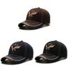 Mens Baseball Cap Embroidered Eagle Style Sun Protection For Casual Wear