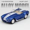 1:36 SHELBY Cobra 427 SC Sports Car Alloy Diecast Model Car Kid Children Toy Gift For Boy Collecting Hobby