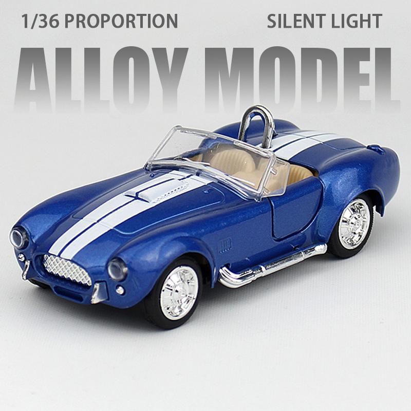 

1:36 SHELBY Cobra 427 SC Sports Car Alloy Diecast Model Car Kid Children Toy Gift For Boy Collecting Hobby