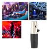 5pcs 4-Core Female Plug Mini XLR Audio Microphone Connector