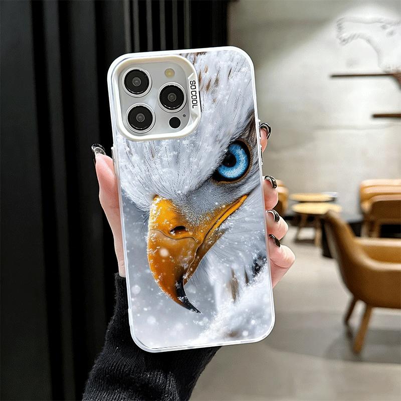 Bald Eagle Cool Soft Phone Case for iPhone 15 16 17 Pro Max 17Air 16E 14 Plus 13 12 Mini Shockproof Cover Back Shell