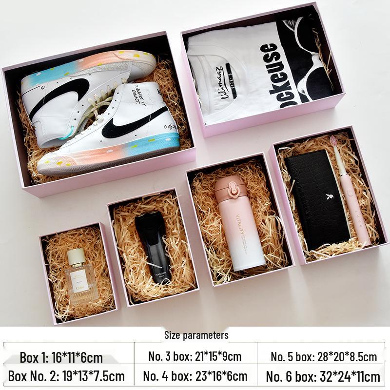 Pink Large Gift Box for Birthdays or Valentine's - Perfect for Sending To Girlfriends