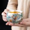 Silver Teacup 999 ******Lver Blue Dragon And Phoenix Chengxiang Master Cup Pair Cup Female Tea Cup Single Teacup Personal Cup Gift Box