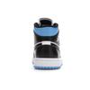 Air Jordan 1 Mid University Blue Women Sneakers White Black BQ6472-102