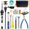 80W Digital Soldering Iron Kit with Multimeter Repair Tool Set Home Welding Hardware DIY Tools