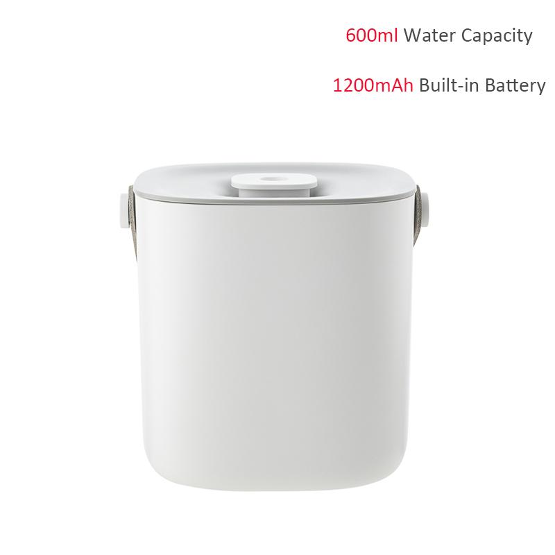 

600 мл ручной беспроводной увлажнитель воздуха очиститель USB портативный диффузор для ароматерапии перезаряжаемая батарея ультразвуковой увлажнитель Gray