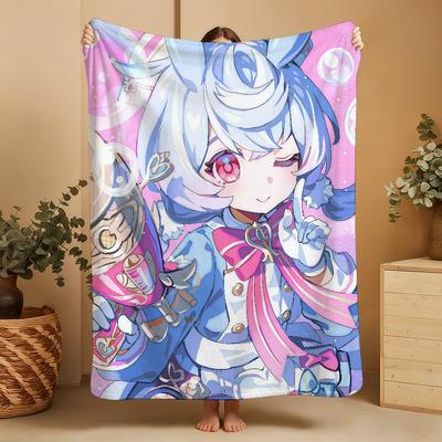 Blanket Throw Sigewinne Super Cosy Plush Living Room Genshin Sofa Impact Couch Childish Birthday Gifts