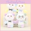 Adorable Panda Plush Keychain With Cartoon Doctor Bear Stuffed Toy Bag Charm