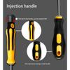 6 in 1 Manipulation Proof Safety Magnetic Screwdriver Set, Flat Hand Tool with Hexagonal Torx Screwdriver Head