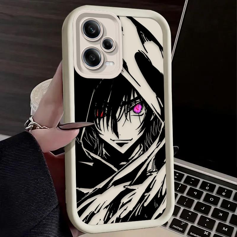 Anime CODE GEASS Lelouch Soft Case For Xiaomi Redmi Note 13 14 12 11 Pro Plus 5G 12S 11S 10S 10 9 Redmi 14C 13C 12C 12 4G A3 A3X