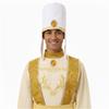 [monoii] Aladdin Cosplay Adult Arab King Costume Halloween Arabian Prince Ali Costume, Sizes S, M, L, XL, d477-2