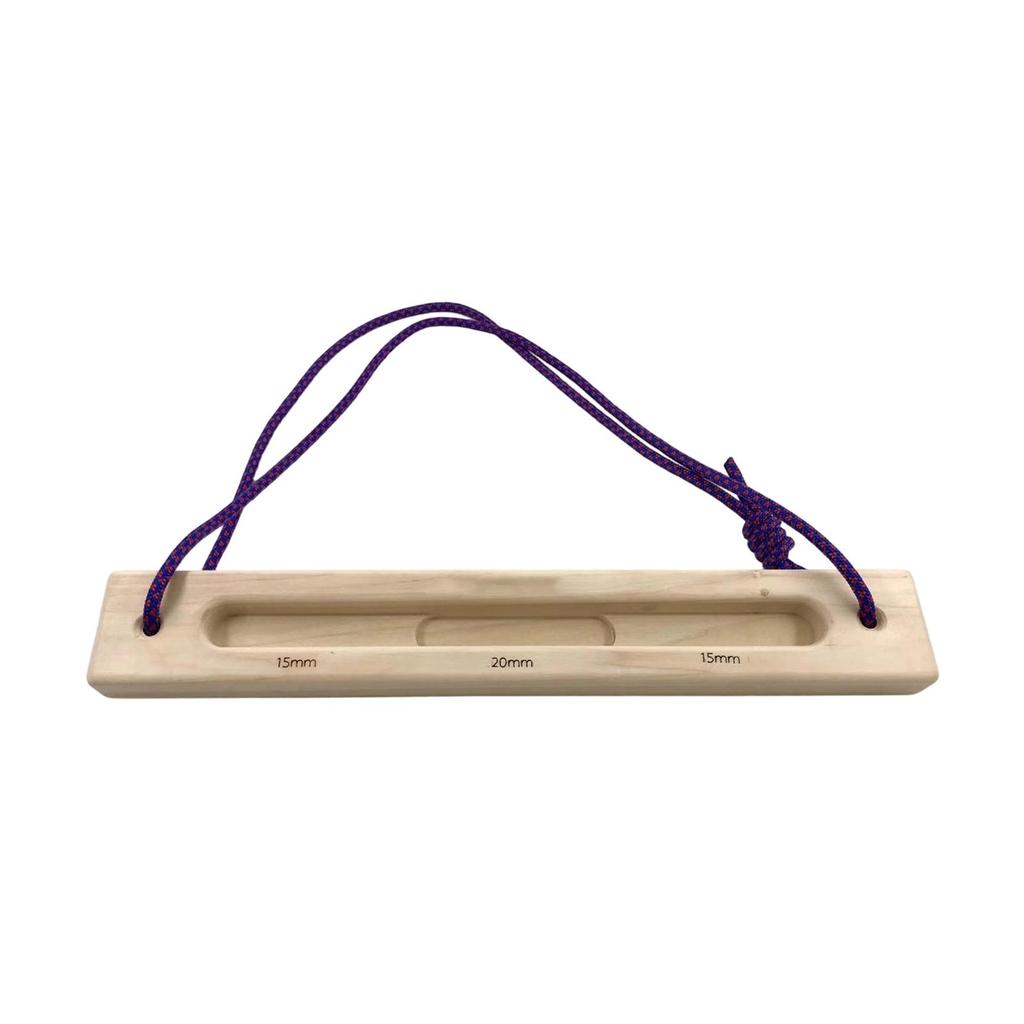 Rock Climbing Training Board Wood Hangboard Portable Finger Workout For Climbing Safety Supplies