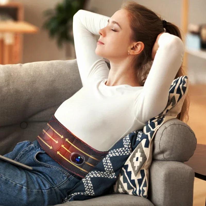 Portable Heat Massage Waist Brace Waist Support Belt Waist Massager Electric Lumbar Heating Belt
