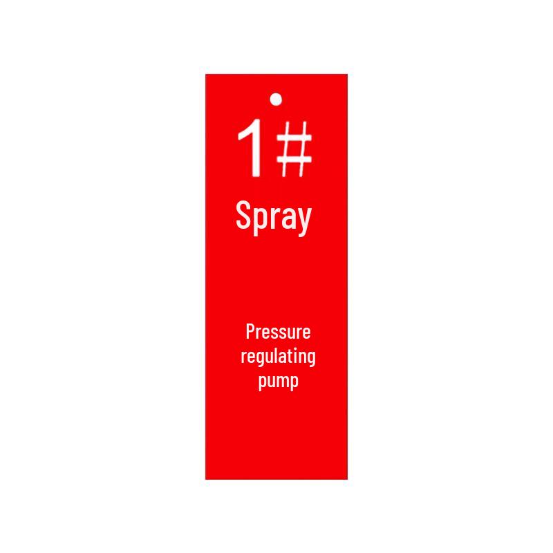 Fire Safety System Acrylic Identification Tags 20x7cm