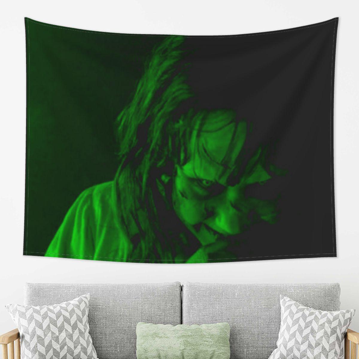

The Exorcist Green Tapestry Wall Hanging Aesthetic Home Decoration Tapestries for Dorm Room 74x94cm(29x37in)
