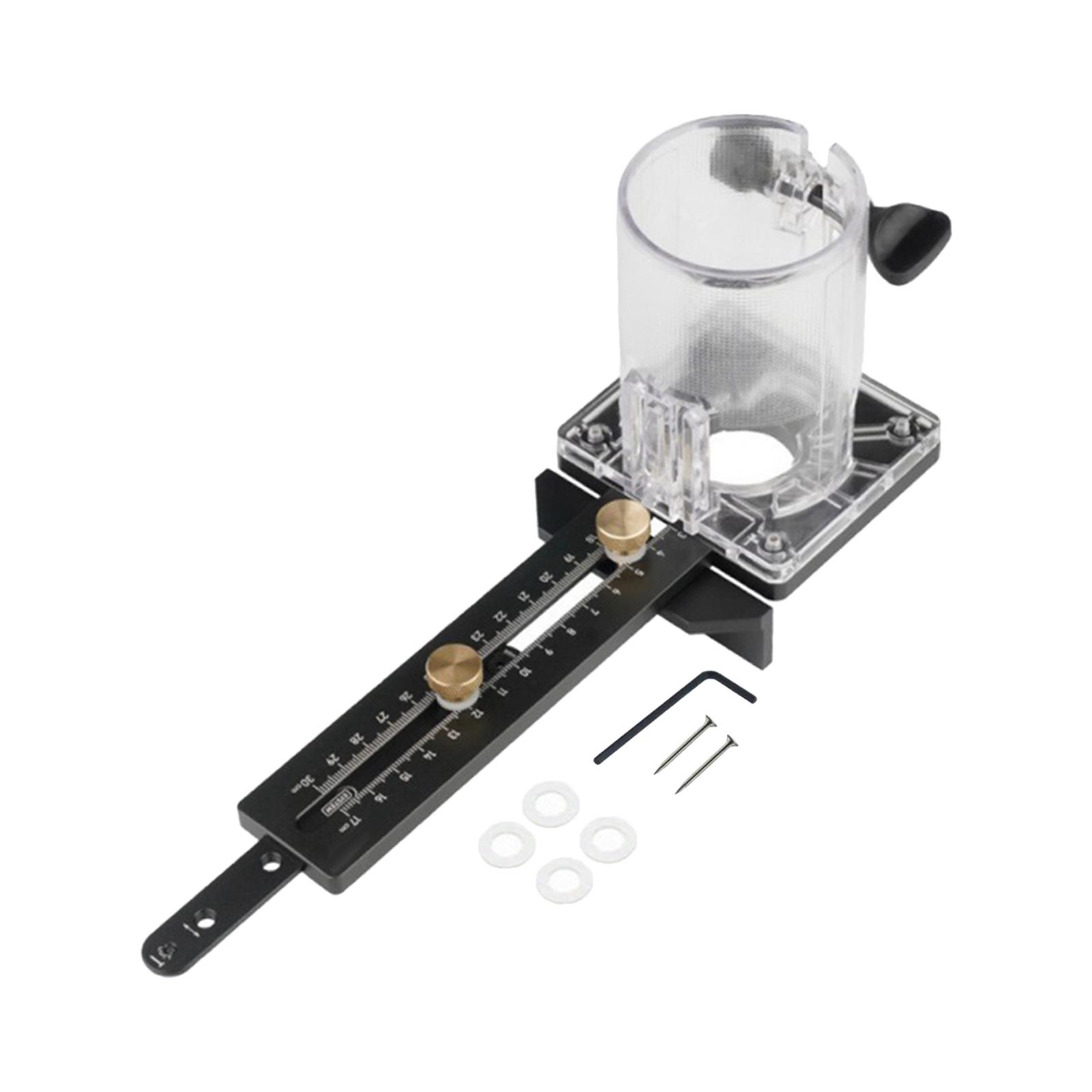 

Фрезерный круговой резак Jig Router Guide для круглой резки, цельная деревянная доска чёрный