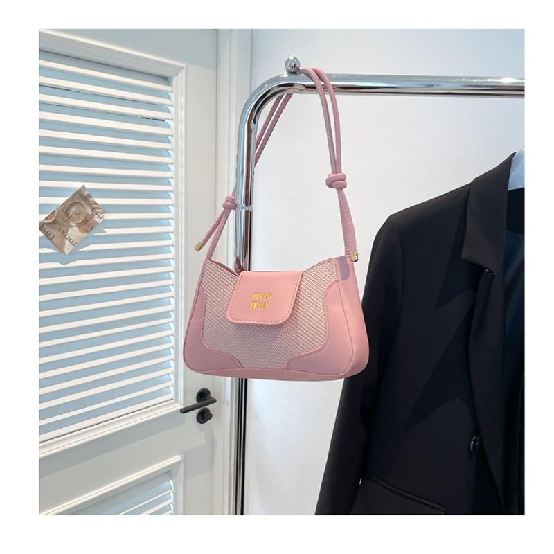 Neue Retro-Halbmond-Achseltasche Damenmode Temperament einfach und vielseitig einzelne Schulter Umhängetasche kleine quadratische Tasche