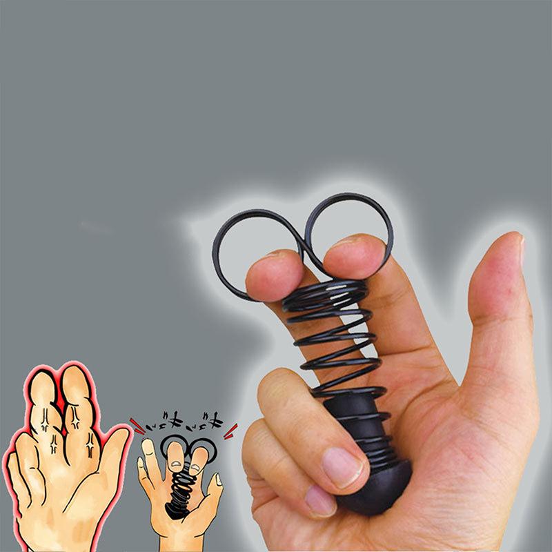 Portable Finger Strength Trainer Hand Exerciser Spring Finger Hand Grip Strengthener For Training Bag Pendant Keychain Sexy Look