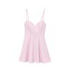 2025 Women's Spicy Girl Backless Slimming Sleeveless Short Dress, European & American Style