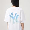 MLB New York Yankees T Shirt Unisex Standard White 3ATSX035350WHS