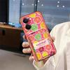Cute Shockproof Phone Case For Realme P3 Ultra 5G TPU Fashion Design Card Slot Protective Silicone Card Bag Graffiti
