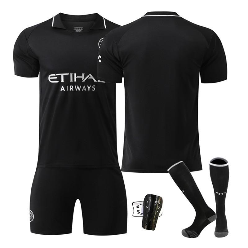 25-26 Manchester City Auswärts Nr. 9 Harland Fußballuniformen Set Herren 10 Galish 47 Foden 16 Rodrigo