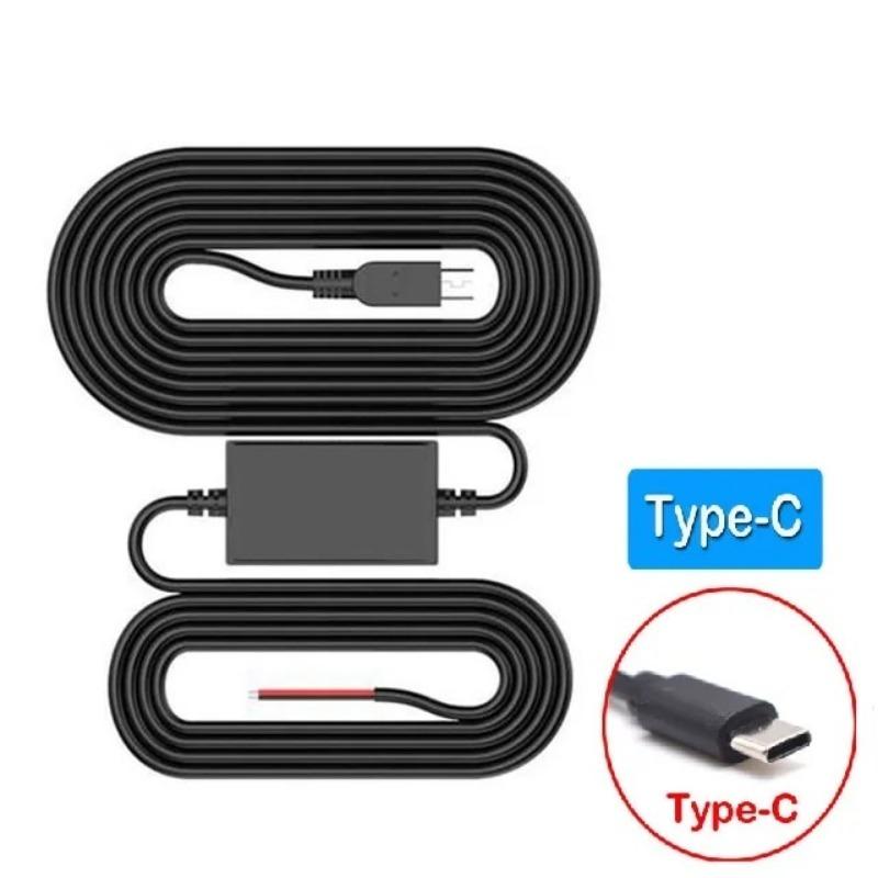 WHEXUNE-Car Parking Monitoring Radar Detector Camera, Buck Line Car Camera, DVR Cable, Traffic Recorder, 24 Hours, Length 3m, 36