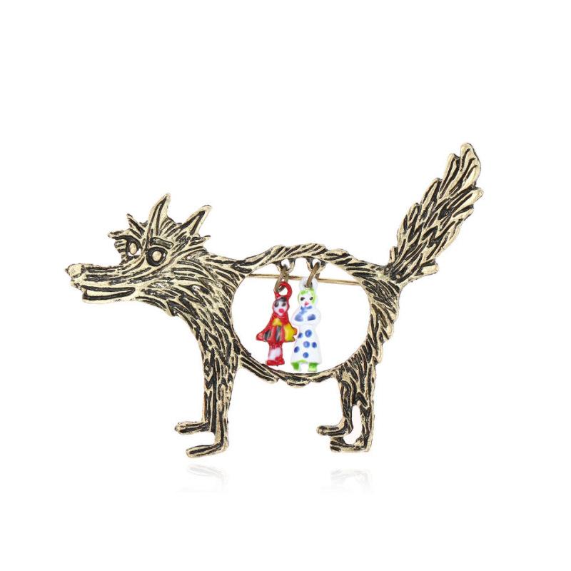 Metal Badge Creative Brooch