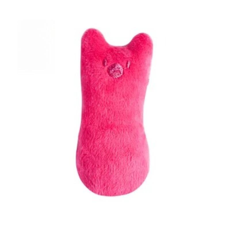 1pc Teeth Grinding Catnip Toys Funny Interactive Plush Cat Toy Pet Kitten Chewing Vocal Toy Claws Thumb Bite Cat Mint for Cats