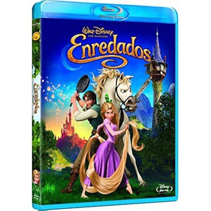 Blu-ray enredados - disney - film d'animation - aventure - famille - import