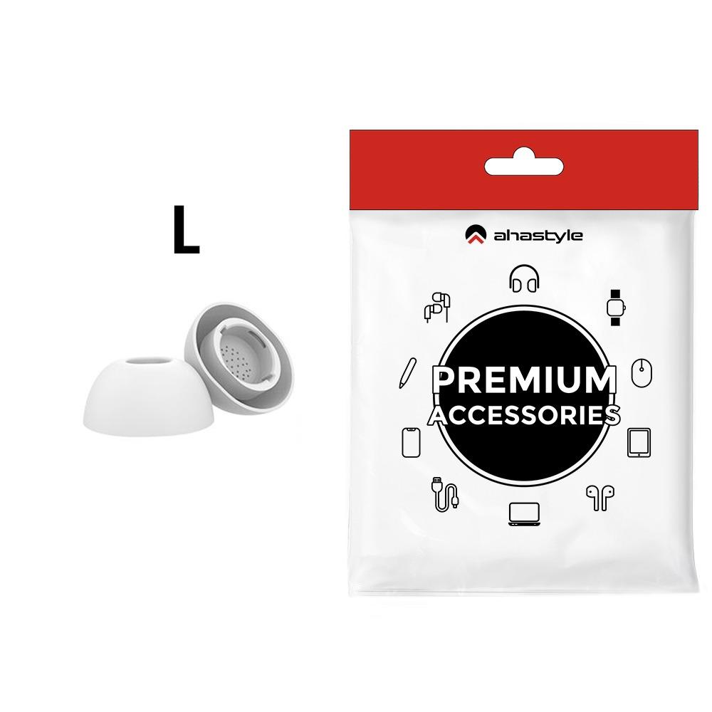 

1Pair Silicone Ear Tips S/M/L Ear Plugs for Samsung Galaxy Buds 3 Pro Earphone Accessories White-L