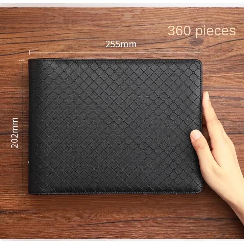 Visitenkartenhalter, Visitenkartenpaket, Bankkartenbuch mit großer Kapazität, kleines Kartenbuch, Kreditkartenaufbewahrung, Mitgliedskarten-Sammelbuch