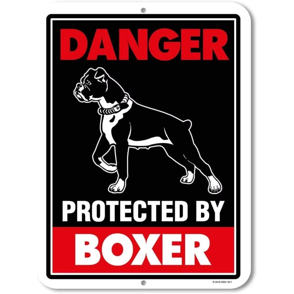 Animal Family Warning Poster On the Wall, Metal Plaque