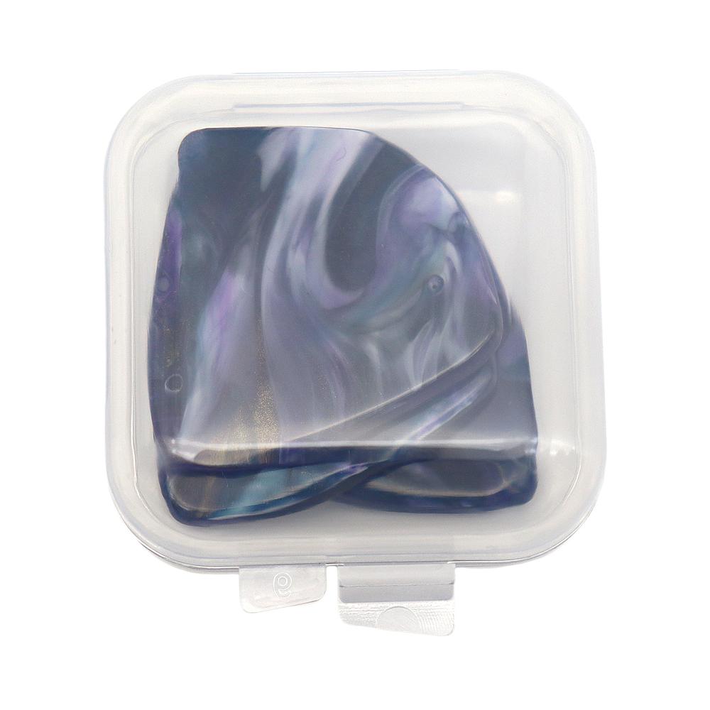 3Pcs Resin Guitar Picks Electric Guitar Parts Picks Accessories 9 Kinds Color Picks With Box