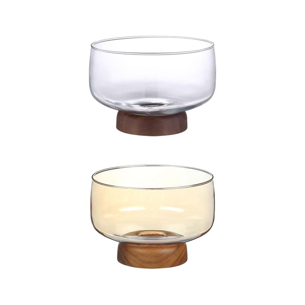 Glass Salad Bowl Multifunction Candy Snack Tray Fruit Basket Serving Bowl for Veggies Home Table Centerpiece Party Decoration