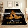 Custom Name Journey Light Flannel Blanket Throw Blanket Soft Warm Sofa Bed home Decor Unique Gift