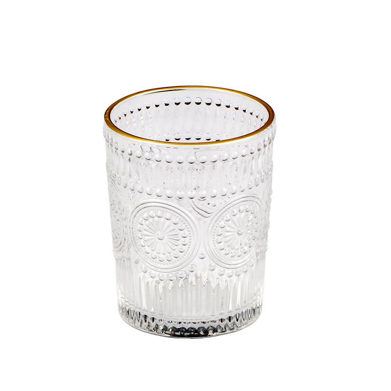 Glass Drikkekopp med Solsikkedesign - Ideell for Studenter og Sommersuvenirer