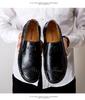 Spring 2020 Men's Large Size Leather Driving Moccasins - Retro Business Casual Shoes