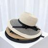 Seaside Vacation Straw Hat, New Women's Large-brim Sun-protection Hat, Foldable Bow Beach Hat, UV Protection Hat